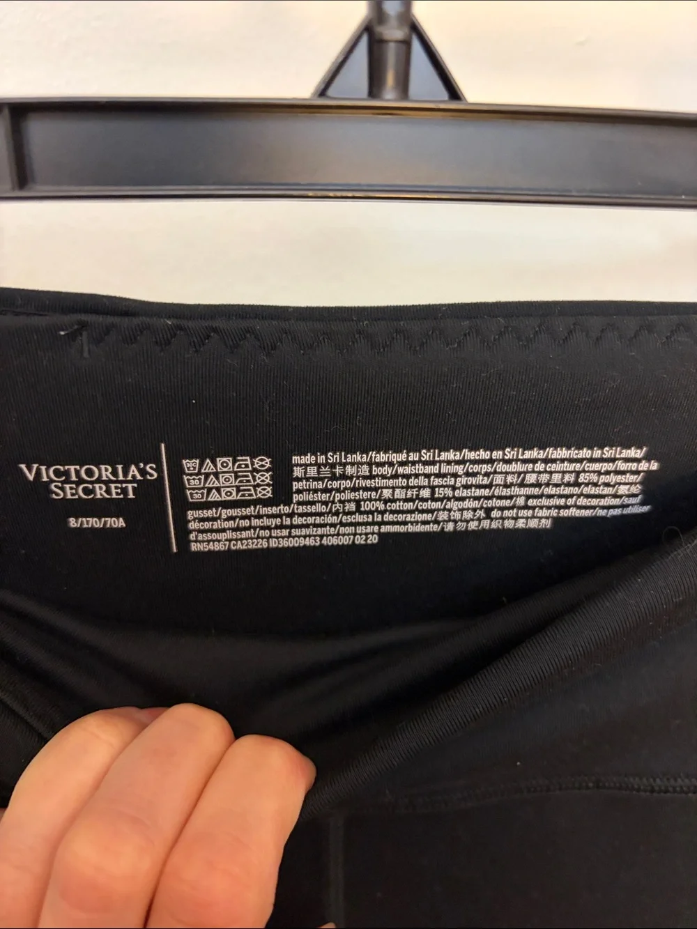 Victoria's Secret Black High-Waist Active Leggings